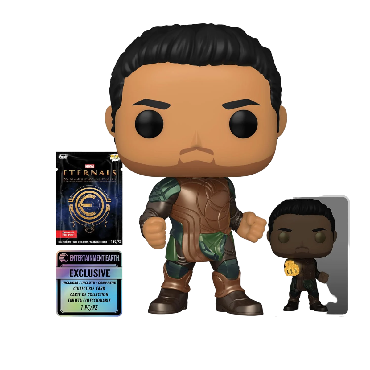 Eternals #730 Gilgamesh Vinyl Figure Chase with Collectible Card Entertainment Earth Exclusive Funko Toy Store